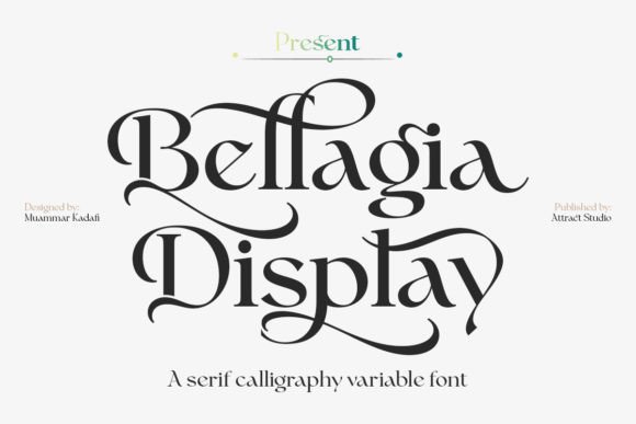 Bellagia Display Font: Elevating Editorial Layouts