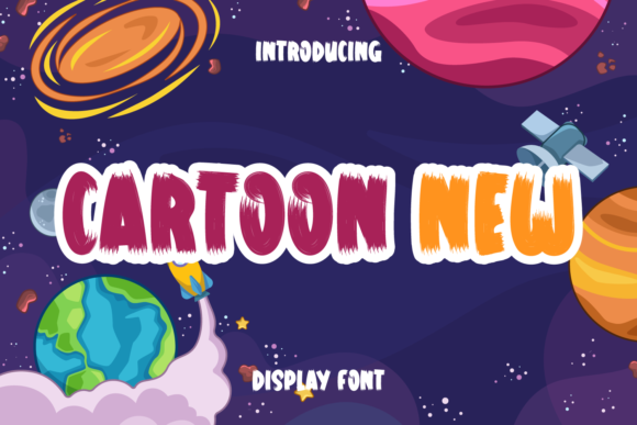 Cartoon New Font: A Friendly Display Typeface for Editorial Design