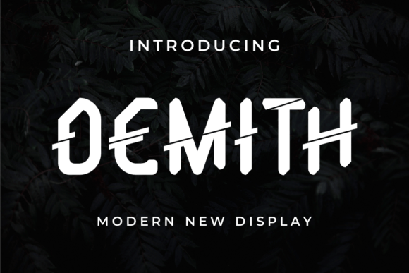 Demith Font Review: Bold Digital Typography