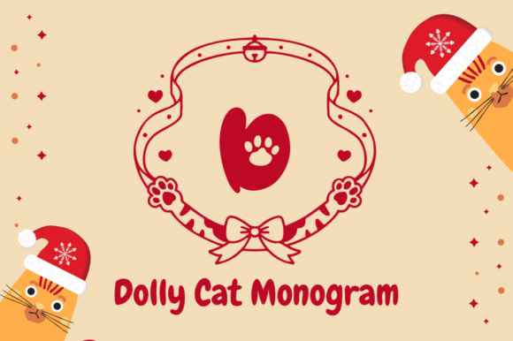 Dolly Cat Monogram: A Designer’s Take on This Playful Decorative Font