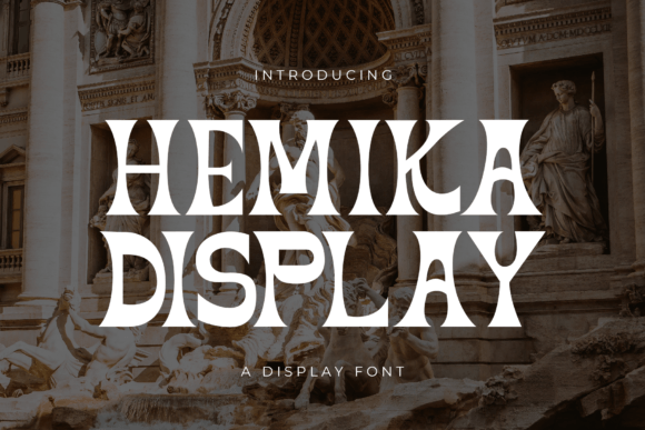 Hemika Display Font: Bold Serif Style for Campaigns