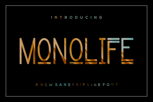 Monolife: A Modern Sans Serif Font for Clean Web Design