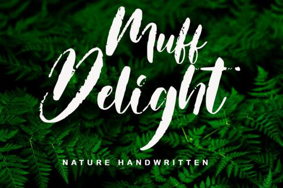 Muff Delight: A Stylish Script Font for Crafters & Small Product Makers