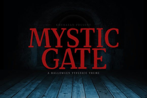 Mystic Gate: A Serif Font for Spooky Editorial Charm