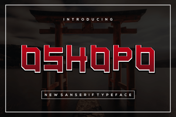 Oshopo Font: A Bold Sans Serif for Modern Branding