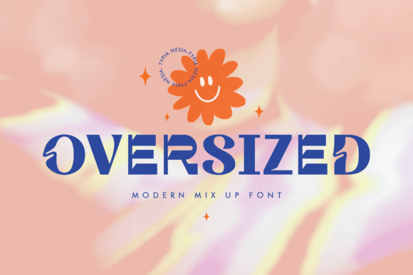 Oversized Font: A Display Typeface for Editorial Layouts