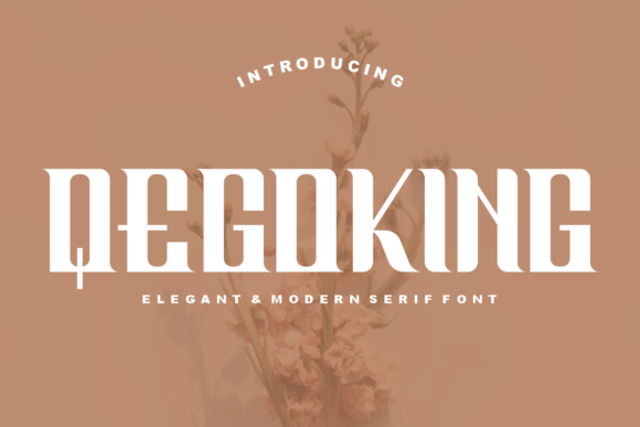 Qegoking: A Bold Slab Serif Font That Elevates Campaign Visuals