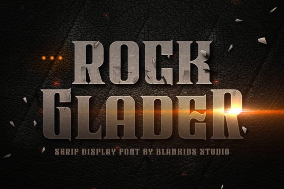 Rock Glader Font: A Serif for Bold Digital Layouts