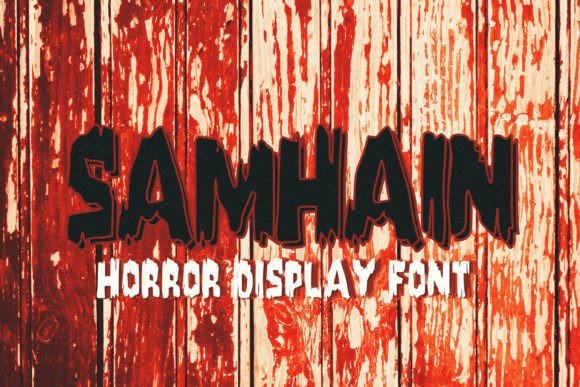 Samhain: A Distressed Decorative Font for Bold Branding and Halloween Design
