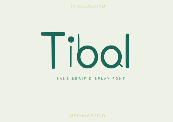Tibal: A Fresh Sans Serif Font for Handmade Labels, Invitations & More