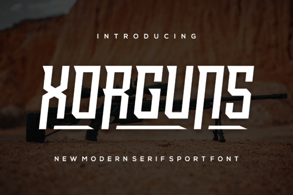 Xorguns Font: Adding Bold Character to Editorial Layouts